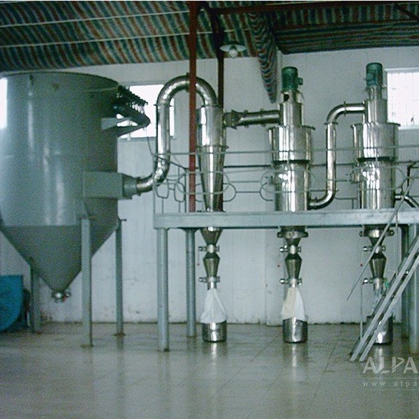 貴州某錳業(yè)工廠二氧化錳氣流分級(jí)生產(chǎn)線